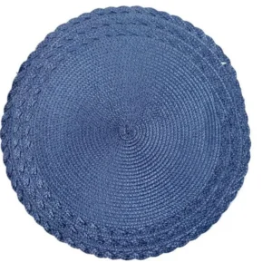 Tovaglietta intrecciata blu