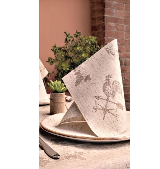 Tovaglietta Runner You & Me 120x48 Airlaid Packservice Plus Contadino Nocciola 200 Pezzi