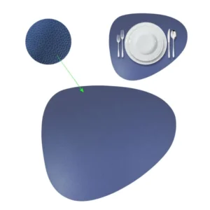 Tovaglietta semilpelle 45x37cm blu