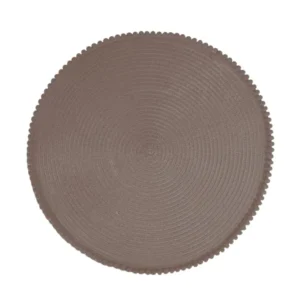 Tovaglietta tonda 38cm tortora