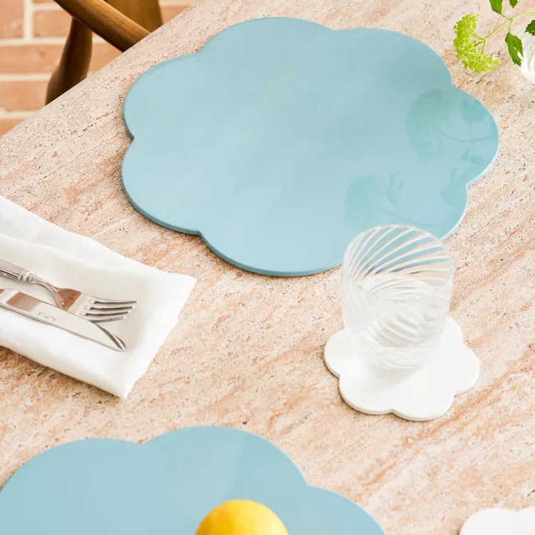 Tovagliette laccate Eau De Nil – Set da 4