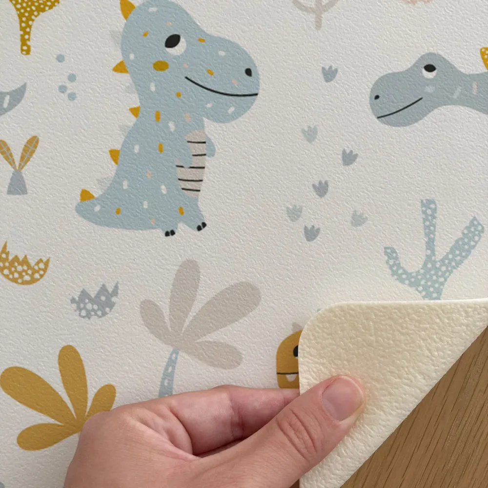 Tovagliette per Bambini Dinosauri Azzurro e Arancio Fantasia