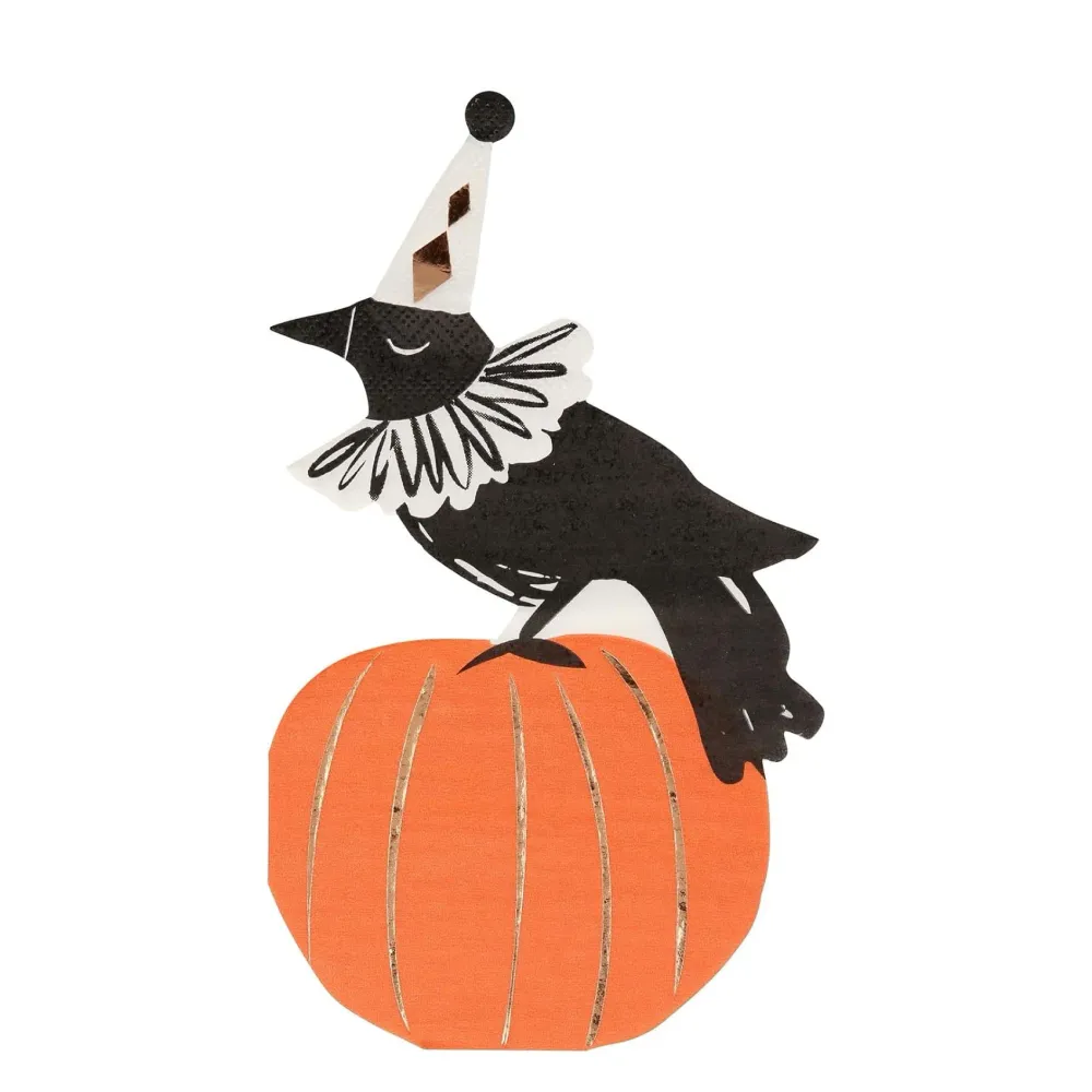 16 tovaglioli carta - vintage Halloween