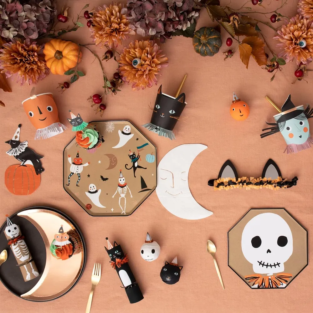 16 tovaglioli carta - vintage Halloween
