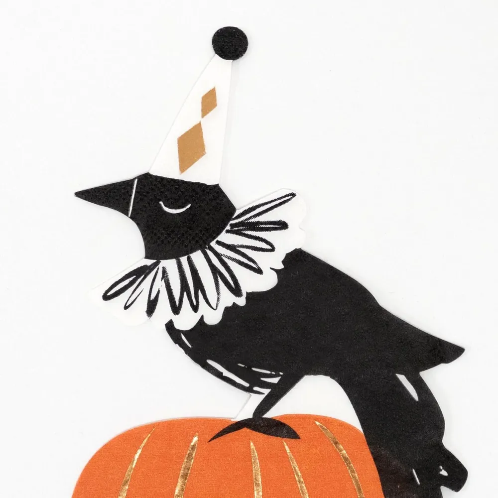 16 tovaglioli carta - vintage Halloween