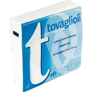 TOVAGLIOLI DOPPIO VELO pz 50cm. 33 X 33