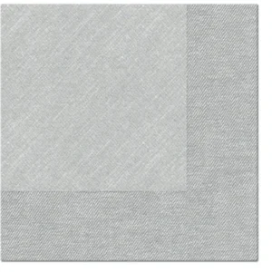 Tovaglioli tavola 50x Bamberg grigio, 40x40 cm