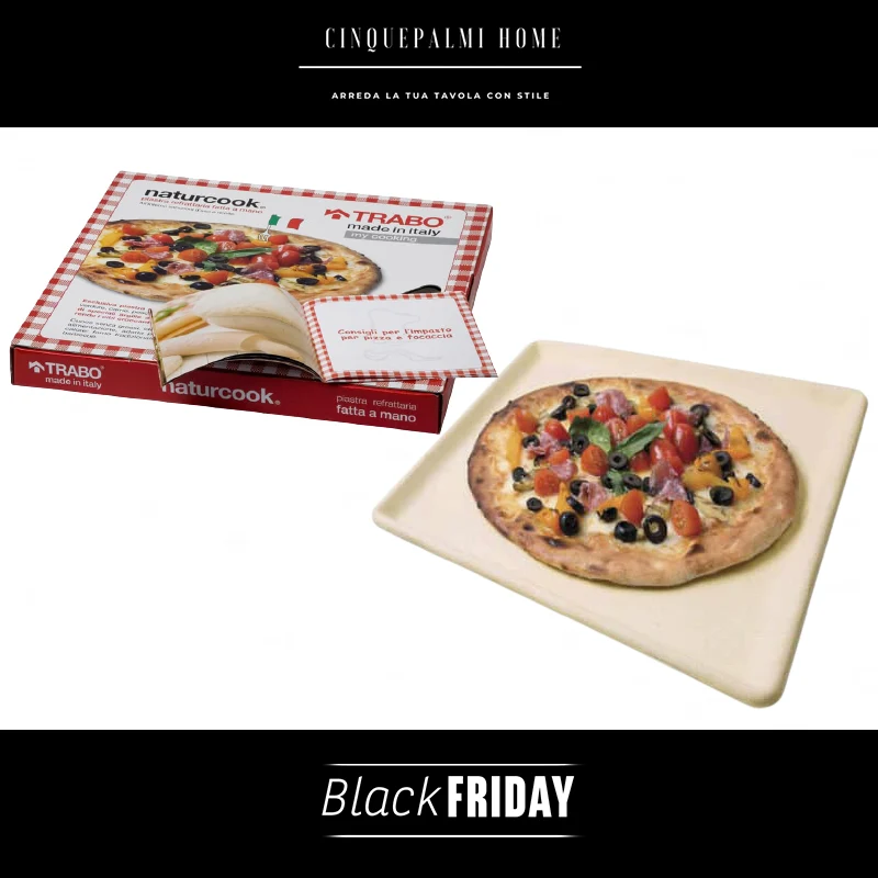 Trabo My Cooking Naturcook Piastra Refrattaria con ricettario