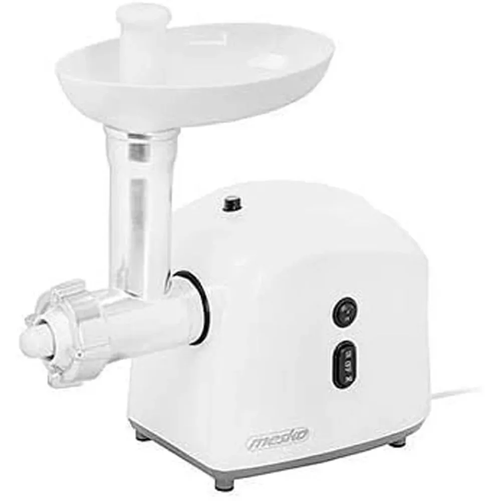 Tritacarne Elettrico 600W Carne e Verdura con 3 Dischi Taglio e Accessori