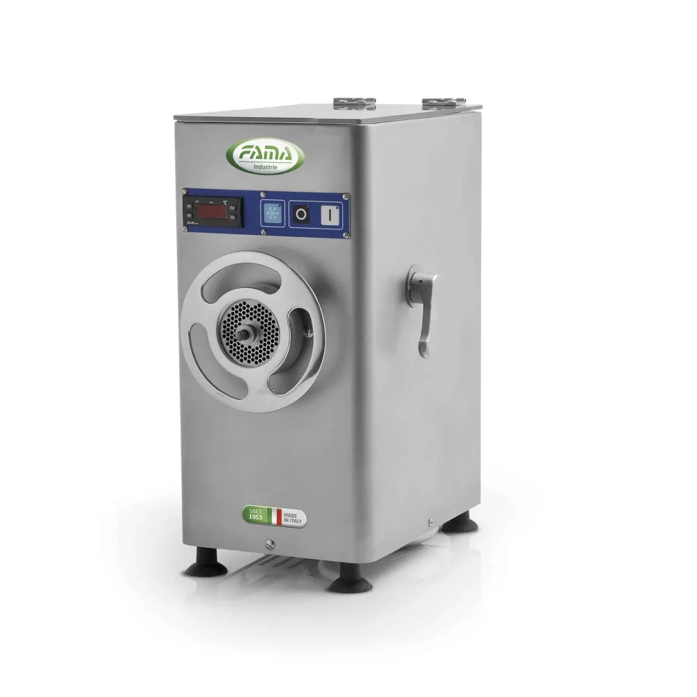 Tritacarne refrigerato tr 22 230/400v trifase acciaio inox Fama