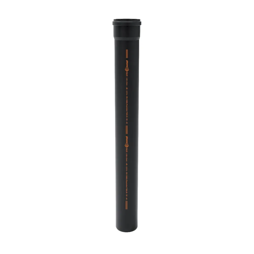 Tubo Phono Black 1 Bicchiere- Diam. 40 Lungh. 1000- Nicol- Pezzi 1