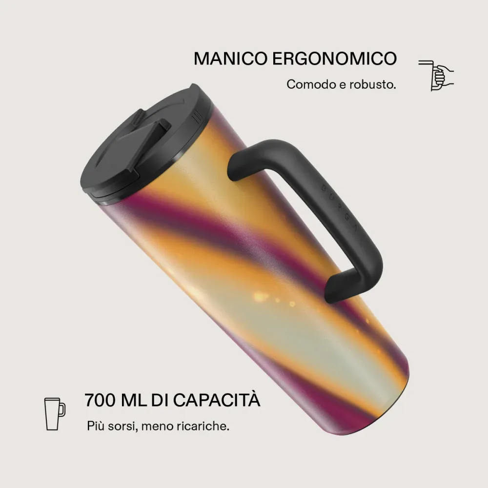 Twin Flame - Tazza da viaggio EasyGrip