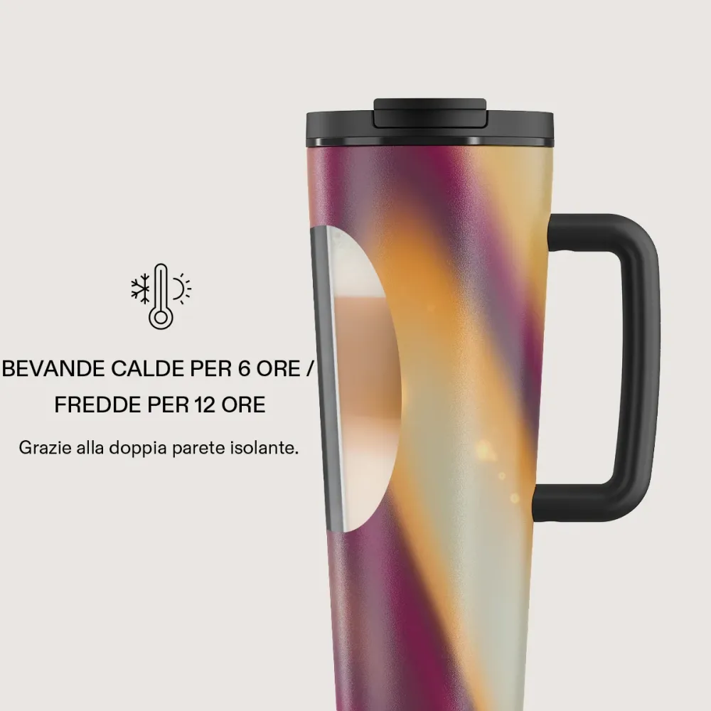 Twin Flame - Tazza da viaggio EasyGrip
