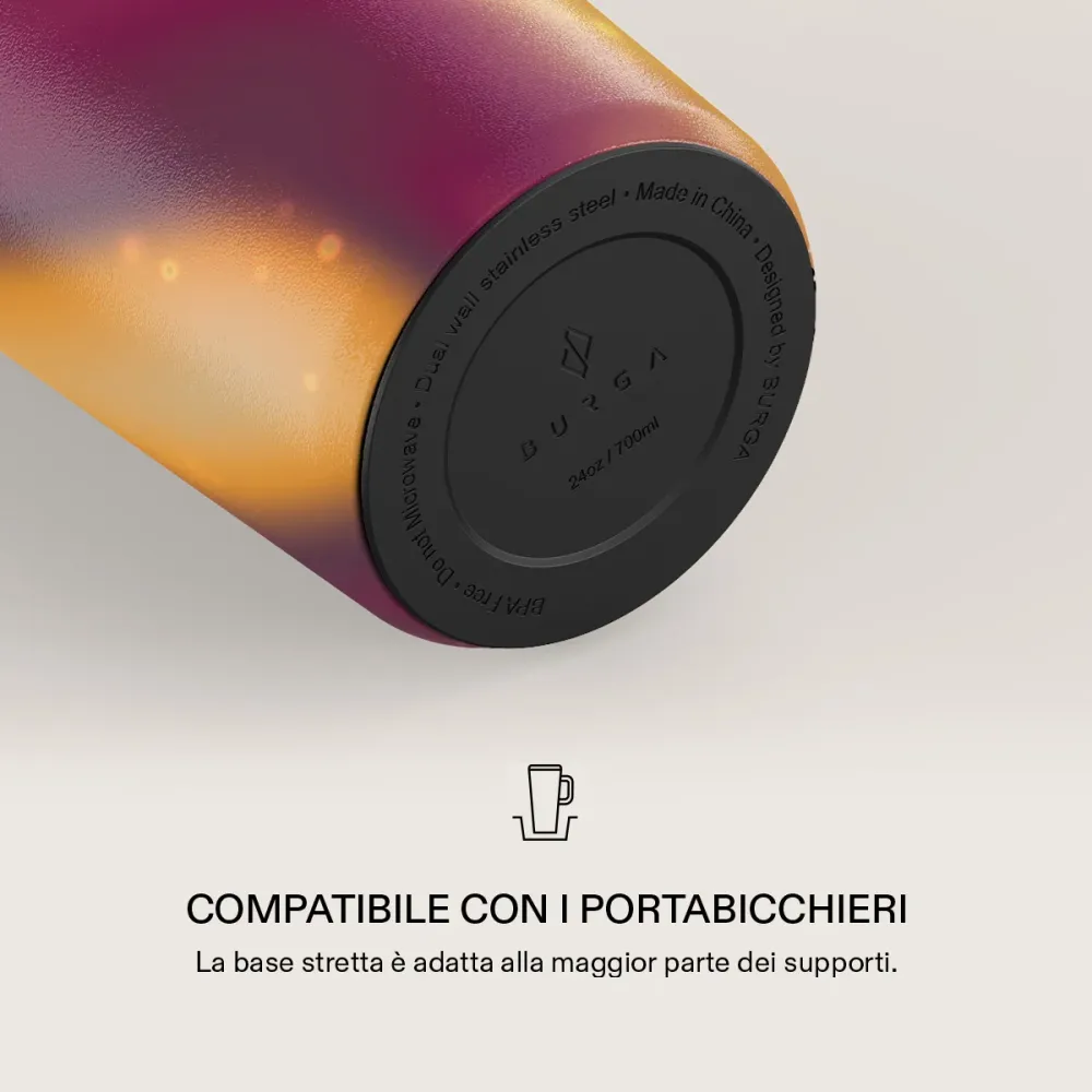Twin Flame - Tazza da viaggio EasyGrip