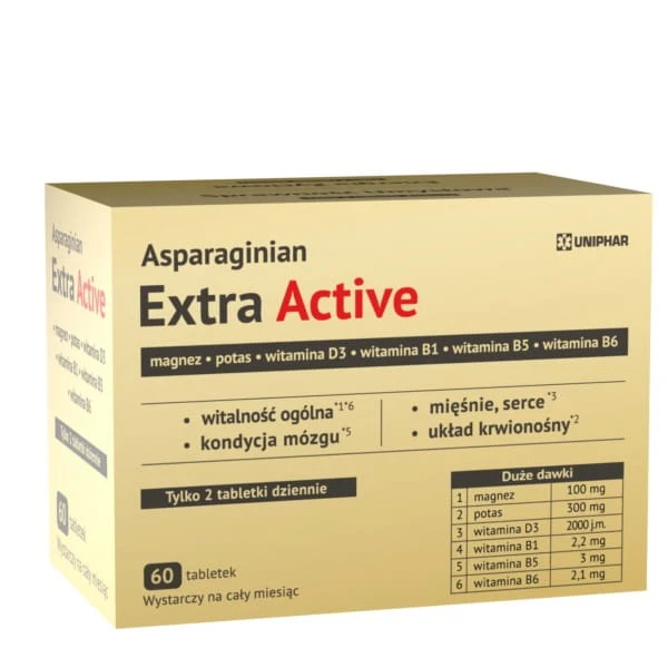 Uniphar Asparaginian Extra Aktiv 60 compresse