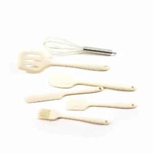Utensile silicone 6 pezzi bianco 01297
