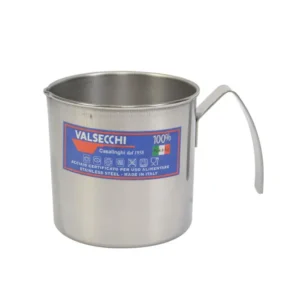 Valsecchi Bricco Cilindrico 8 cm inox