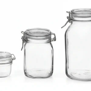 Vaso Vetro Fido Ermetico- - Ø Mm.83 Ml.200 - 6 Pezzi Bormioli