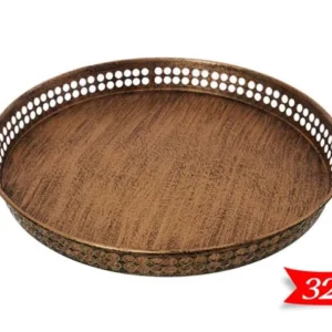Vassoio 32cm oro 651141