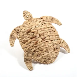 Vassoio decorativo tartaruga banano stile marinaro 41x39x5 cm - Mercury