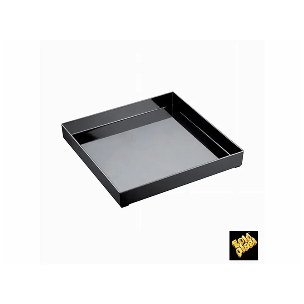 Vassoio Fashion 8020 Nero 300x300 mm - Elegante e Resistente - GOLD PLAST