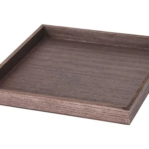 Vassoio legno 30x30cm marrone acc695020