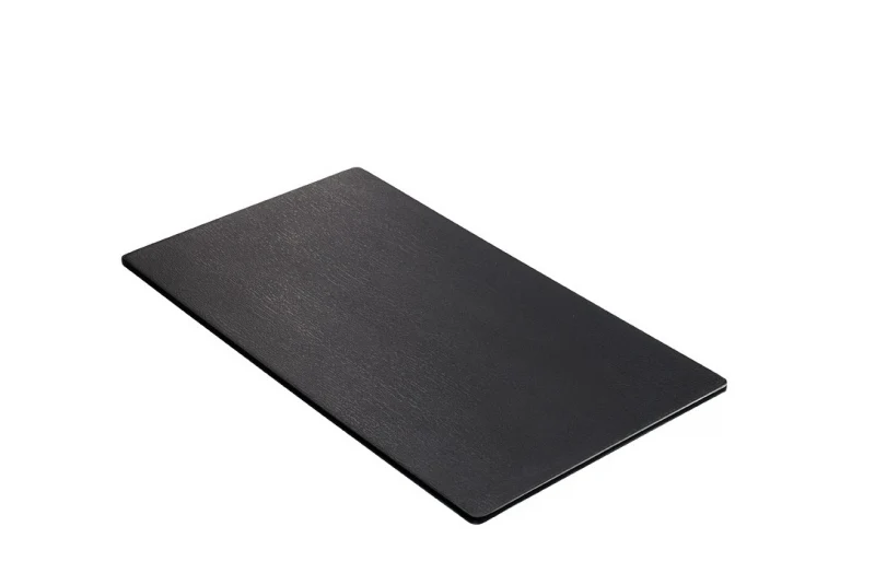 Vassoio Gn 1/4 Nero Melamina Leone