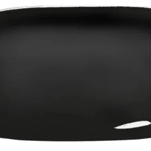 Vassoio Rettangolare Cm.29,2x18 Nero Melamina
