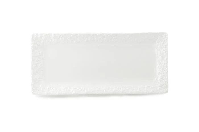 Vassoio Rettangolare Cm.37x17 Effetto Pietra