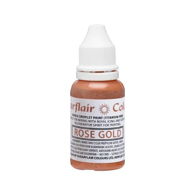 Vernice Commestibile Oro Rosa - 14ml