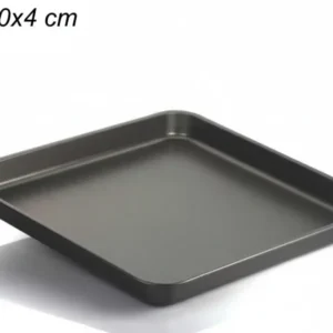 Vespa Teglia da Forno Bassa | 40x40 cm h 4 cm | Alluminio con Rivestimento Antiaderente | Ideale per Pizza, Focaccia e Pas...