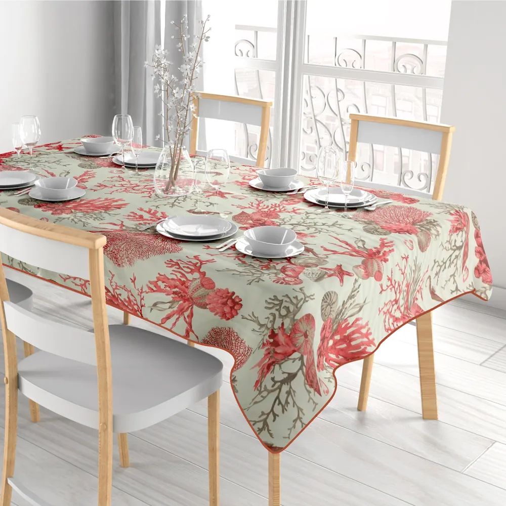 VESTIAMO CASA - Tovaglia Antimacchia Linea Summer 6 posti 140x180 cm