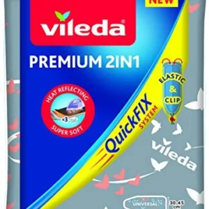 Vileda Premium 2 1 Copriasse da Stiro, con Superficie Rivestita di...