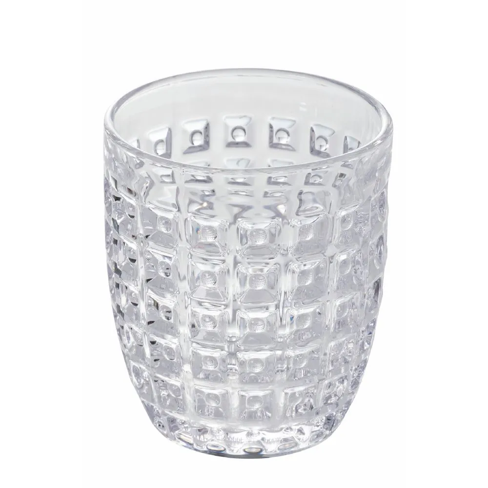VILLA D'ESTE HOME TIVOLI Geometrie Set 6 Pezzi Bicchieri Acqua 350ml Vetro Trasparente