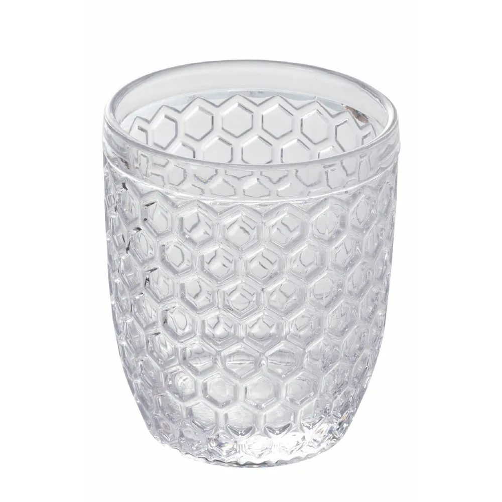 VILLA D'ESTE HOME TIVOLI Geometrie Set 6 Pezzi Bicchieri Acqua 350ml Vetro Trasparente