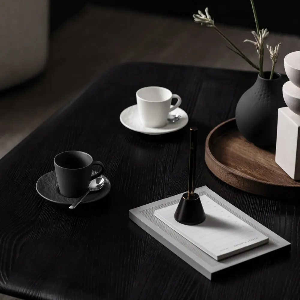 VILLEROY & BOCH Manufacture Rock 6 Pezzi Tazza Espresso Nero 100ml