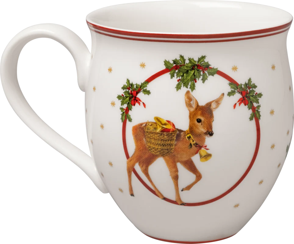 Villeroy & Boch Natale Toy's Delight Bicchiere Tazza mug Babbo Natale e Cervo 14-8585-4870