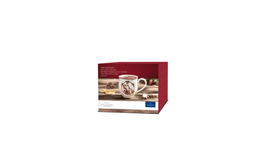 Villeroy & Boch Natale Toy's Delight Bicchiere Tazza mug Babbo Natale e Cervo 14-8585-4870