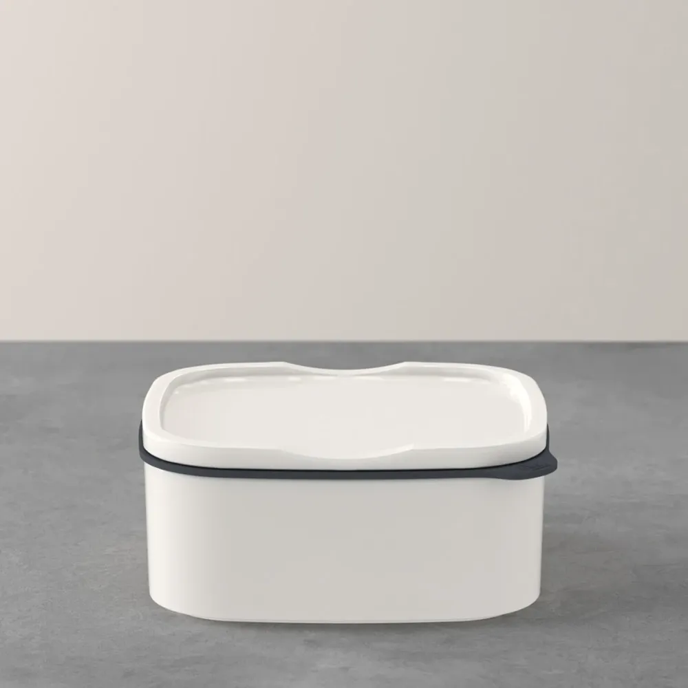 VILLEROY & BOCH - ToGo&ToStay Porta Pranzo, 13x10x6cm, Quadrato, Bianco