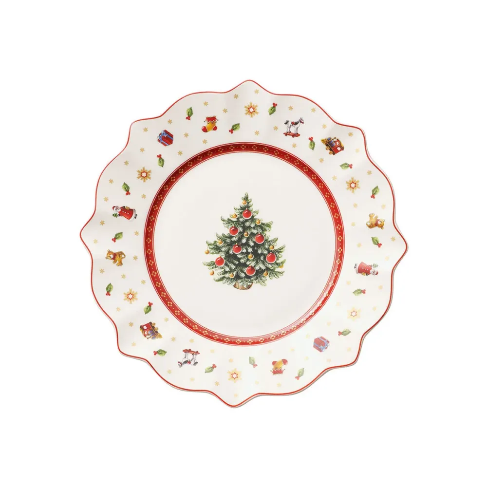 VILLEROY & BOCH - Toy's Delight Piatto Colazione Bianco 24cm Tavola di Natale