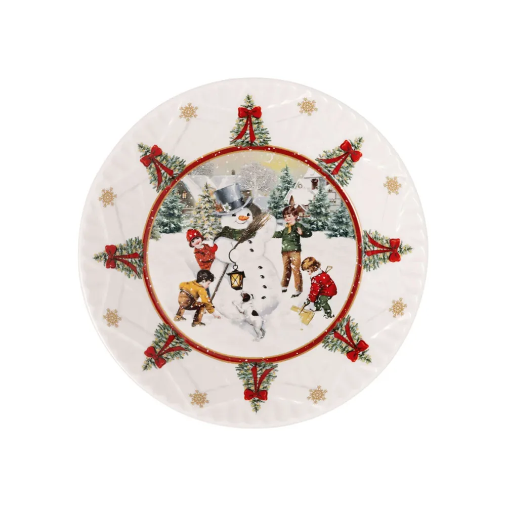 Villeroy & Boch Toy's Fantasy Ciotola Grande Pupazzo di Neve D25 cm Porcellana