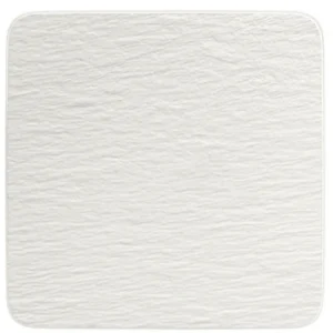 Villeroy & Boch-Manufacture Rock Blanc, Piatto Portata Quadrato 32,5cm