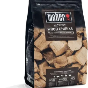 Weber Pezzi di Legno per affumicatura-Hickory, Marrone