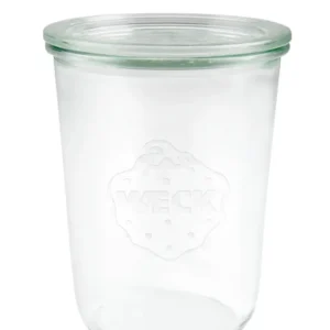 Weck Straight jar 850ml lid and seals - diameter 80mm - pack 6