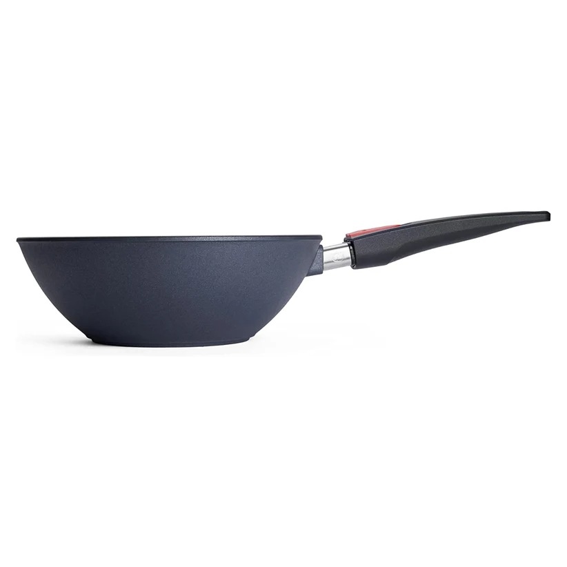 Woll Diamond Lite Wok antiaderente cm 34 induzione + coperchio e manico estraibile