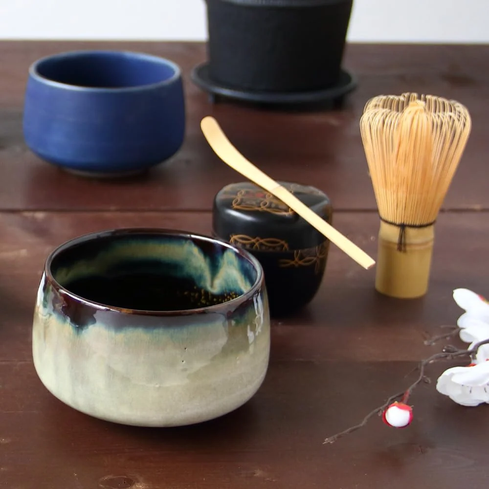 World Create set matcha Hasami Ware Yoi 3 pezzi con ciotola beccuccio 450ml