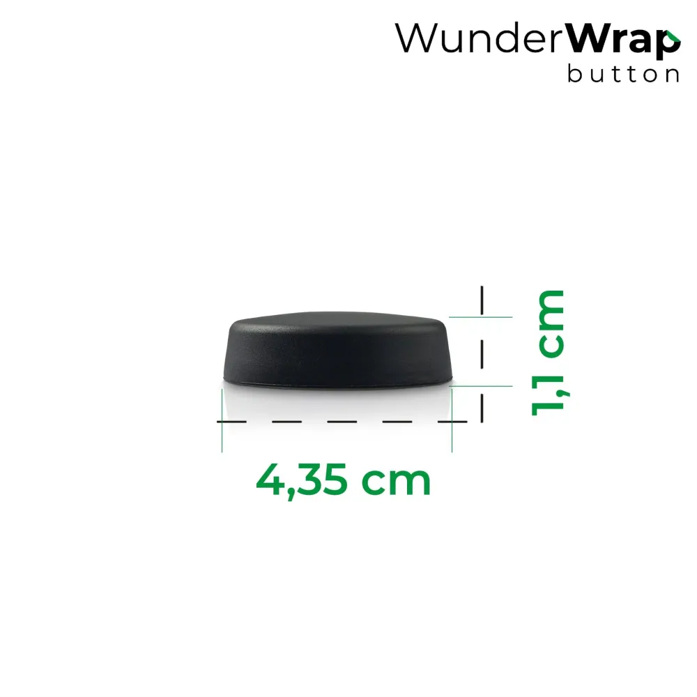 WunderWrap® Button | copertura della manopola per TM6, TM Friend | set di 2 | nero