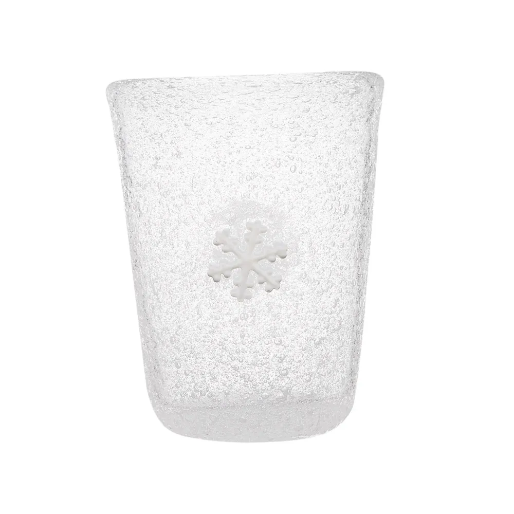 Xmas Bicchiere Acqua - Fiocco di Neve
