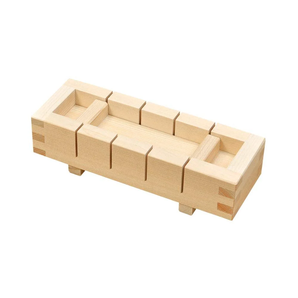 Yamaco stampo legno per oshizushi Hinoki 5 tagli Large Made Japan