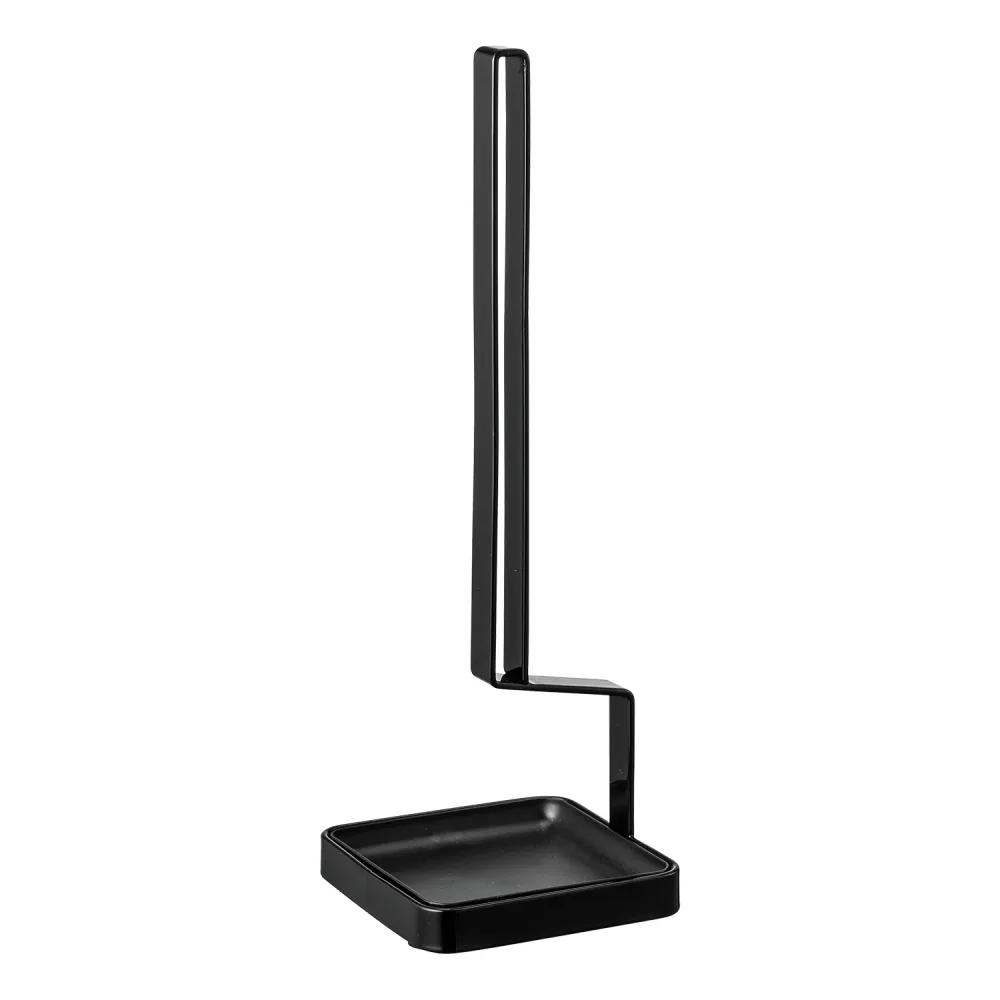 Yamazaki Scolabottiglie 10 × 10 × 30 cm, acciaio inossidabile, nero, per bottiglie d'acqua